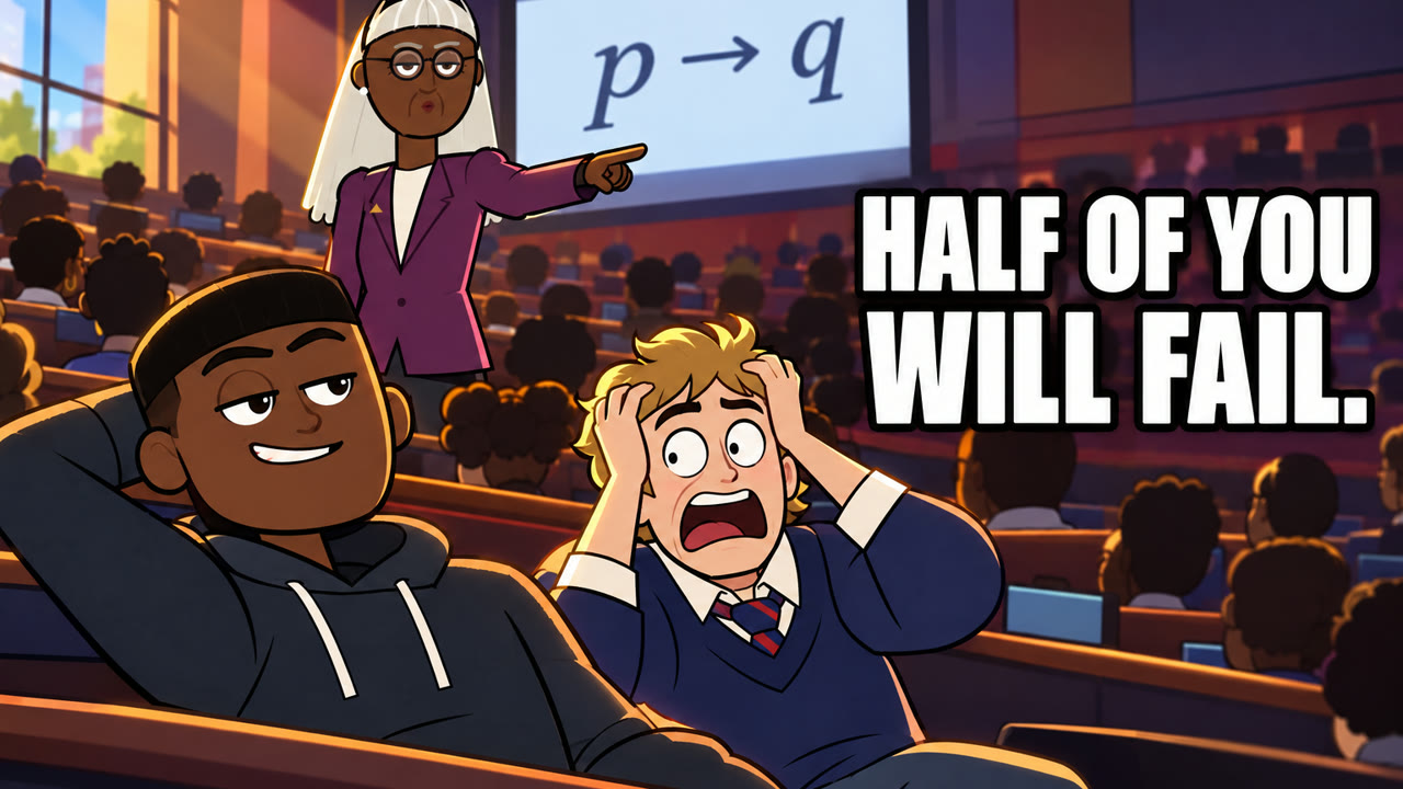 Half of You Will Fail: Logic, Truth Tables & Knights and Knaves | The Curve Ep 1 (Discrete Math)